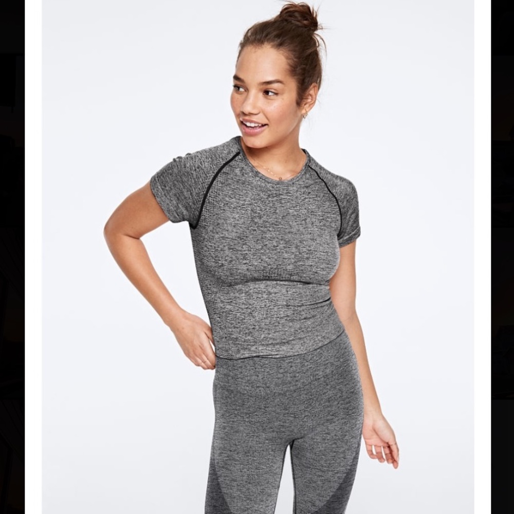 PINK Workout Seamless Short Sleeve